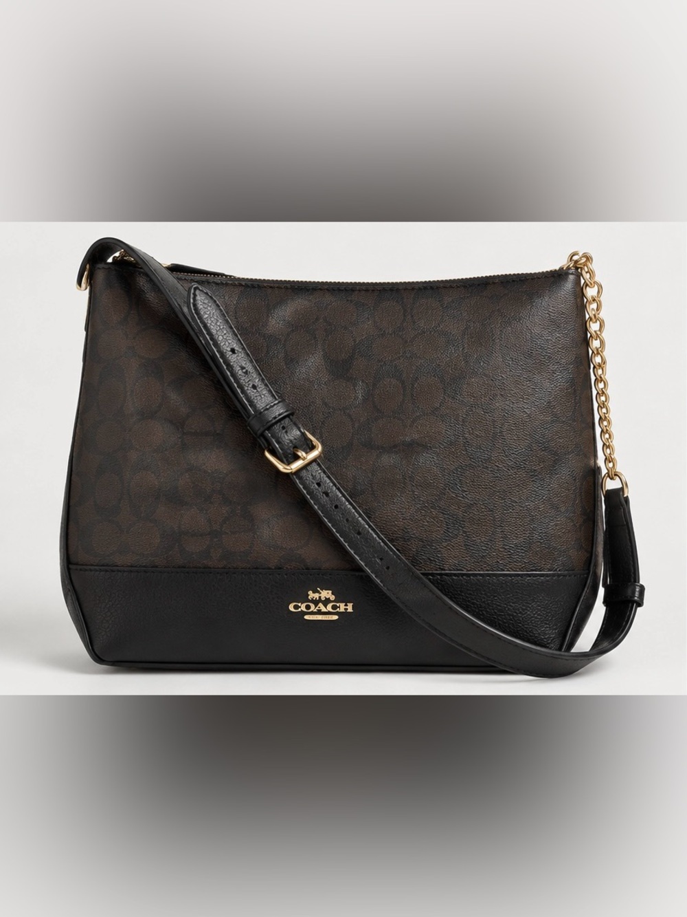 Authentic Coach Paxton Duffle – Signature Brown/Black